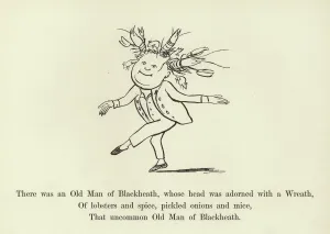 There was an Old Man of Blackheath, whose head was adorned with a Wreath (litho) There was an Old Man of Blackheath, whose head was adorned with a Wreath (litho)
