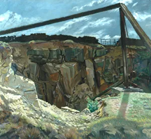 Rothenstein William 1872 1945 Gallery: The Old Quarry, Hawksworth, 1904 (oil on canvas)