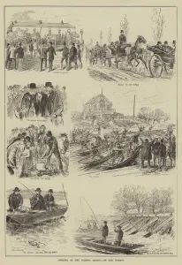 Opening of the Fishing Season, on the Thames (engraving) Opening of the Fishing Season, on the Thames (engraving)