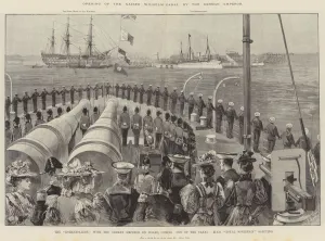 Opening of the Kaiser Wilhelm Canal by the German Emperor (engraving) Opening of the Kaiser Wilhelm Canal by the German Emperor (engraving)