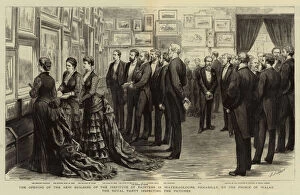 Duke Of Edinburgh Gallery: The Opening of the New Building of the Institute of Painters in Water-Colours, Piccadilly