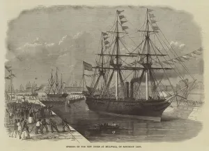Opening of the New Docks at Millwall, on Saturday Last (engraving) Opening of the New Docks at Millwall, on Saturday Last (engraving)