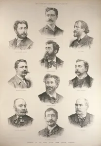 Opening of the Paris Salon: Some French Painters, from The Illustrated London News' Opening of the Paris Salon: Some French Painters, from The Illustrated London News'