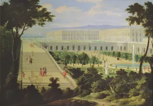 The Orangerie at the Chateau de Versailles (oil on canvas) The Orangerie at the Chateau de Versailles (oil on canvas)