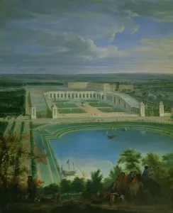 The Orangery and the Chateau at Versailles, 1696 (oil on canvas) The Orangery and the Chateau at Versailles, 1696 (oil on canvas)