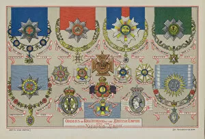 Order Of The Garter Gallery: Orders of Knighthood of the British Empire and the Victoria Cross (chromolitho)
