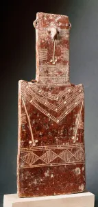 Oriental antiquite: idol figurine of Fecondite. Terracotta board. From Cyprus. Bronze age Oriental antiquite: idol figurine of Fecondite. Terracotta board. From Cyprus. Bronze age