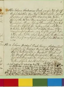 The Origin of the Musical Bach Family, (pen and ink on paper) The Origin of the Musical Bach Family, (pen and ink on paper)