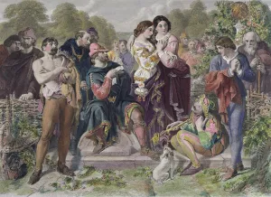 Orlando and the Wrestler, from As You Like It by William Shakespeare, engraved Charles W Orlando and the Wrestler, from As You Like It by William Shakespeare, engraved Charles W