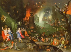 Orpheus with a Harp Playing to Pluto and Persephone in the Underworld (oil on panel) Orpheus with a Harp Playing to Pluto and Persephone in the Underworld (oil on panel)