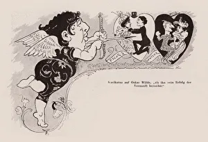 Oscar's Valentine, caricature of Oscar Wilde (litho) Oscar's Valentine, caricature of Oscar Wilde (litho)