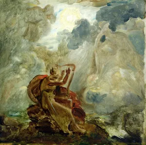 Ossian Conjures Up the Spirits with His Harp on the Banks of the River of Lora, c Ossian Conjures Up the Spirits with His Harp on the Banks of the River of Lora, c