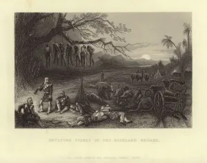 Outlying picket of the Highland Brigade (engraving) Outlying picket of the Highland Brigade (engraving)