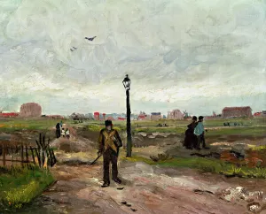 The Outskirts of Paris, 1886 (oil on cardboard) The Outskirts of Paris, 1886 (oil on cardboard)