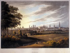 Overview of the city of Berlin in Germany. 1814 Overview of the city of Berlin in Germany. 1814