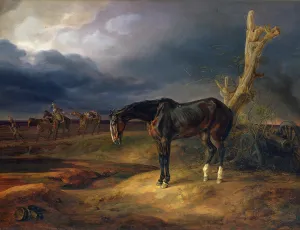 Ownerless Horse on the Battlefield at Moshaisk in 1812, 1834 (oil on panel) Ownerless Horse on the Battlefield at Moshaisk in 1812, 1834 (oil on panel)