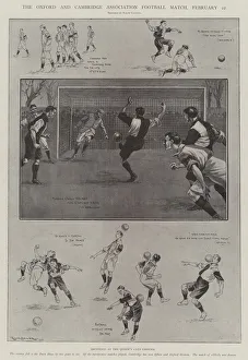 Incidents Gallery: The Oxford and Cambridge Association Football Match, 22 February (litho)