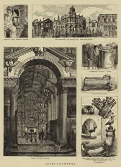 Broad Street Gallery: Oxford Illustrated (engraving)