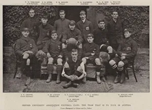 Oxford University Association Football Club, the Team that is to Tour in Austria Oxford University Association Football Club, the Team that is to Tour in Austria