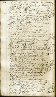 Page 279, from Rathbone's notebook, 1742 (ink on paper) Page 279, from Rathbone's notebook, 1742 (ink on paper)