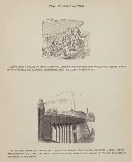 Page from The American Tour of Messrs Brown, Jones and Robinson (engraving)