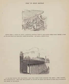 Page from The American Tour of Messrs Brown, Jones and Robinson (engraving) Page from The American Tour of Messrs Brown, Jones and Robinson (engraving)