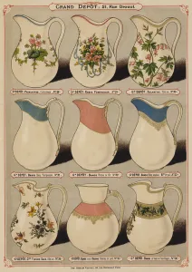 Page from the catalogue of the Grand Depot de Porcelaines Page from the catalogue of the Grand Depot de Porcelaines