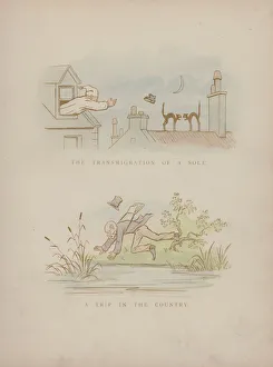 Page from the Humours of Cynicus (coloured engraving) Page from the Humours of Cynicus (coloured engraving)