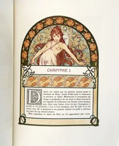 Page from Ilsee, Princess de Tripoli, 1897 (colour litho) Page from Ilsee, Princess de Tripoli, 1897 (colour litho)