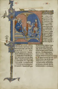 Page from a manuscript of the Vidal Mayor manuscript by Vidal Canellas Page from a manuscript of the Vidal Mayor manuscript by Vidal Canellas