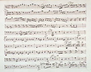 Page of musical score of Symphony in F major by Johann Franz Sterkel Page of musical score of Symphony in F major by Johann Franz Sterkel