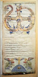 Page of a Pontifical containing the prayers and ceremonies to be performed by the bishops Page of a Pontifical containing the prayers and ceremonies to be performed by the bishops