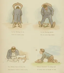 Page from The Satires of Cynicus (colour litho) Page from The Satires of Cynicus (colour litho)