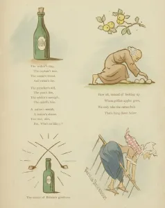 Page from The Satires of Cynicus (colour litho) Page from The Satires of Cynicus (colour litho)