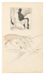 Page from a sketchbook, 1928-30 (pencil, w/c & gouache on paper) Page from a sketchbook, 1928-30 (pencil, w/c & gouache on paper)