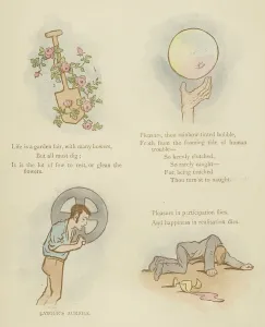 Page from Symbols and Metaphors by Cynicus (colour litho) Page from Symbols and Metaphors by Cynicus (colour litho)