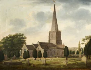Painswick Church, Gloucestershire (oil on canvas) Painswick Church, Gloucestershire (oil on canvas)