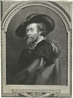 Peter Paul Rubens Gallery: The painter Peter Paul Rubens (engraving)