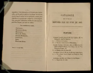 Painting Chapter, from the Salon des Refuses, 1863 (litho) Painting Chapter, from the Salon des Refuses, 1863 (litho)