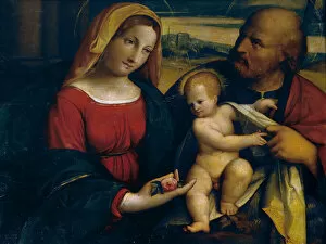 Painting depicting the Holy Family