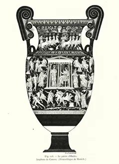 Palace of Hades, ancient Greek amphora (litho) Palace of Hades, ancient Greek amphora (litho)