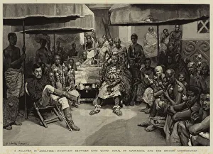 A Palaver in Ashantee, Interview between King Quaco Duah, of Coomassie A Palaver in Ashantee, Interview between King Quaco Duah, of Coomassie