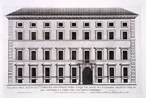 Palazzo Giustiniani, Rome, from Palazzi di Roma, part II Palazzo Giustiniani, Rome, from Palazzi di Roma, part II