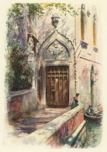 Palazzo Sanudo Van Axel Land Portal (colour litho) Palazzo Sanudo Van Axel Land Portal (colour litho)