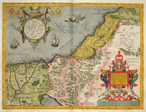 Palestine and the Promised Land, from the Theatrum Orbis Terrarum, 1603 Palestine and the Promised Land, from the Theatrum Orbis Terrarum, 1603
