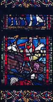 Images Dated 4th June 2010: Panel depicting the Parable of the Sower, late 12th century (stained glass)