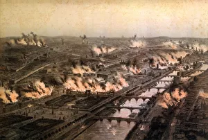 Panorama of the Fires in Paris during the Commune, May 1871 (litho) Panorama of the Fires in Paris during the Commune, May 1871 (litho)