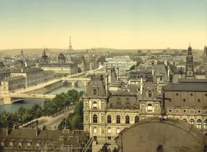 Panorama of the seven bridges, Paris, c.1890 (photomechanical print) Panorama of the seven bridges, Paris, c.1890 (photomechanical print)