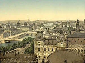 Photomechanical Gallery: Panorama of the seven bridges, Paris, c.1890 (photomechanical print)