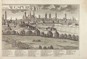 Panoramic view of Augsburg (etching) (see also 273944) Panoramic view of Augsburg (etching) (see also 273944)